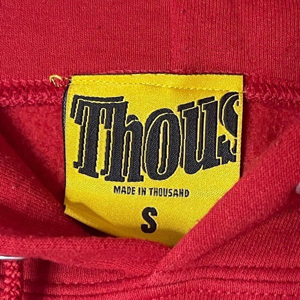 Red Hoodie size Small Thousand TU. UT - Picture 4 of 5